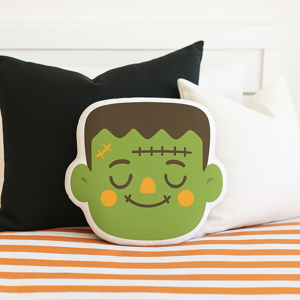 Cute Frankenstein Shaped Pillow