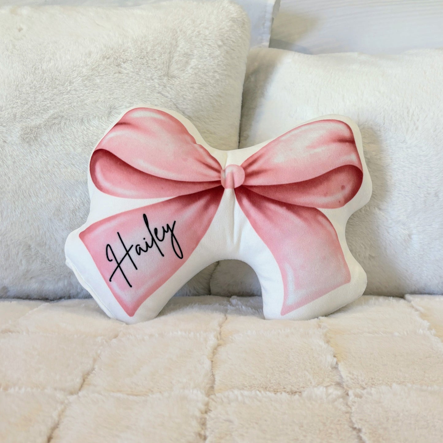 Personalized Coquette Shaped Pillow