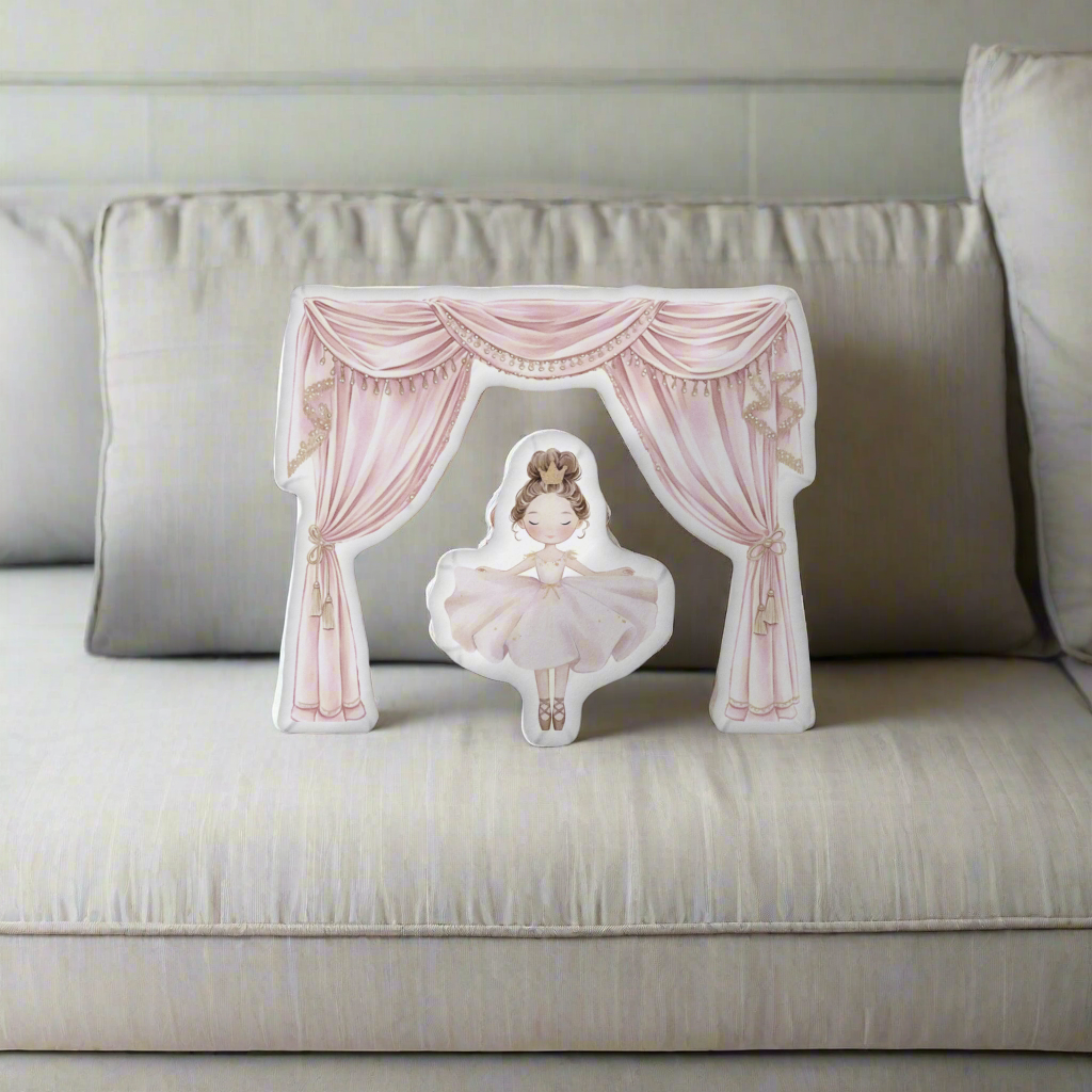 Ava Princess Ballerina Shaped Pillow