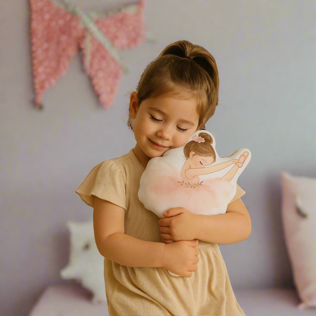 Avery Princess Ballerina Shaped Pillow