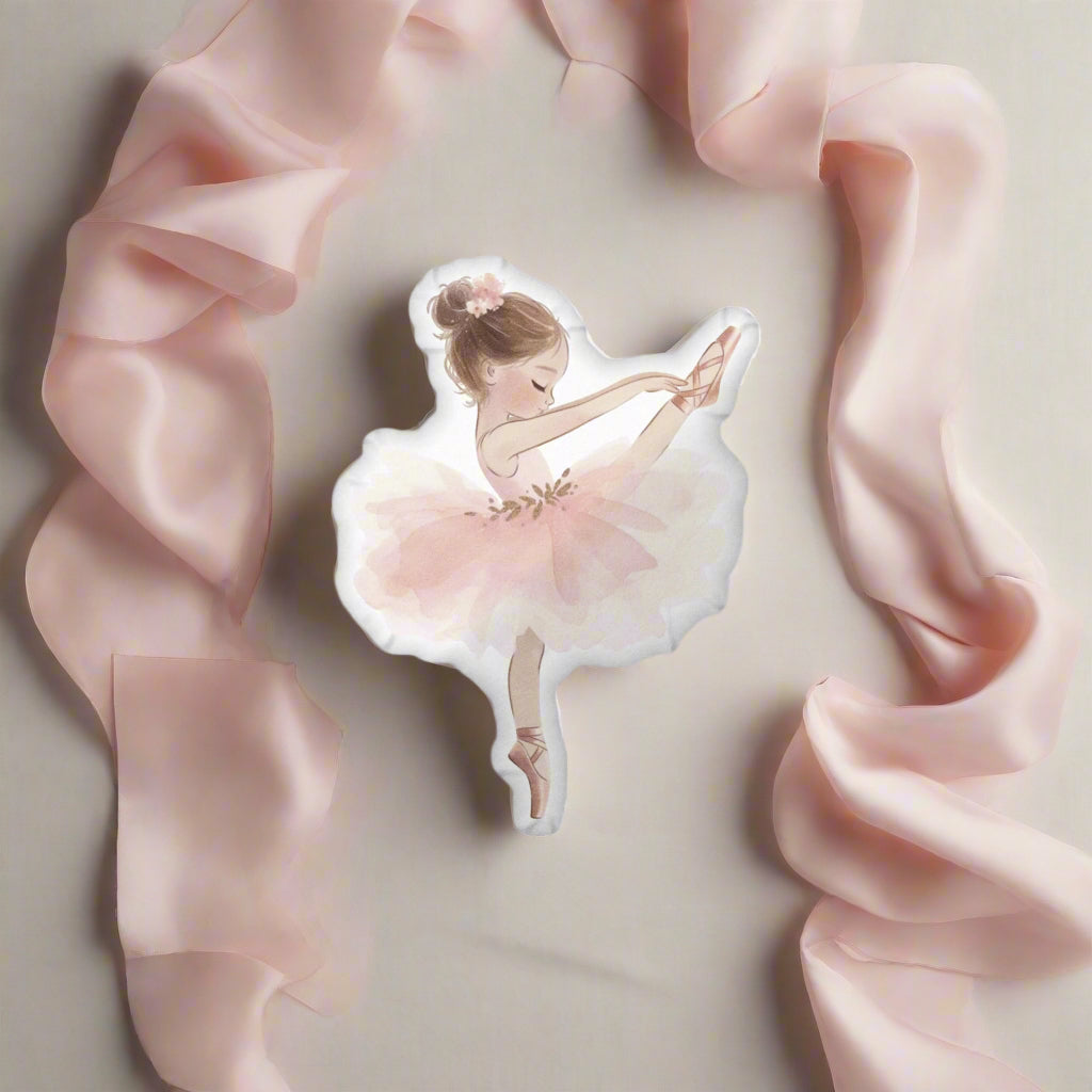 Avery Princess Ballerina Shaped Pillow