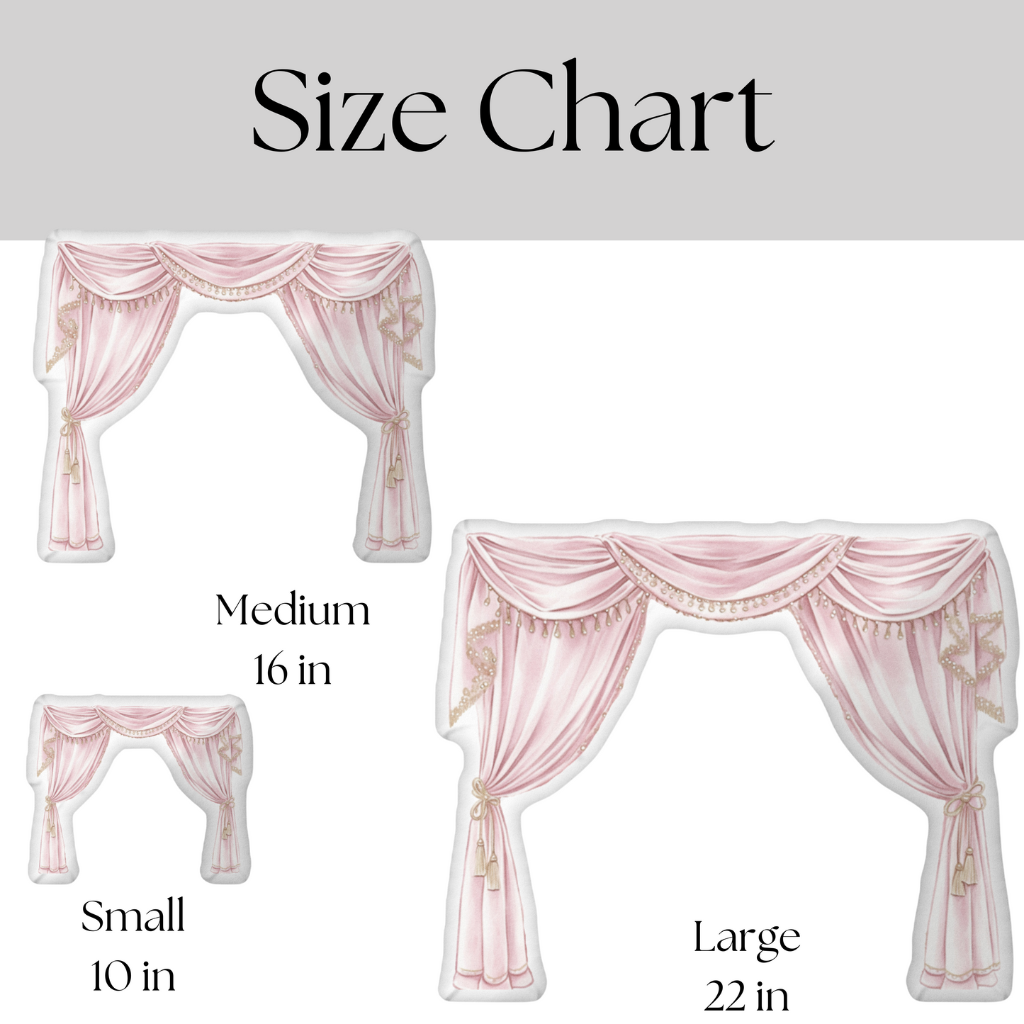 Curtain Shaped Pillow