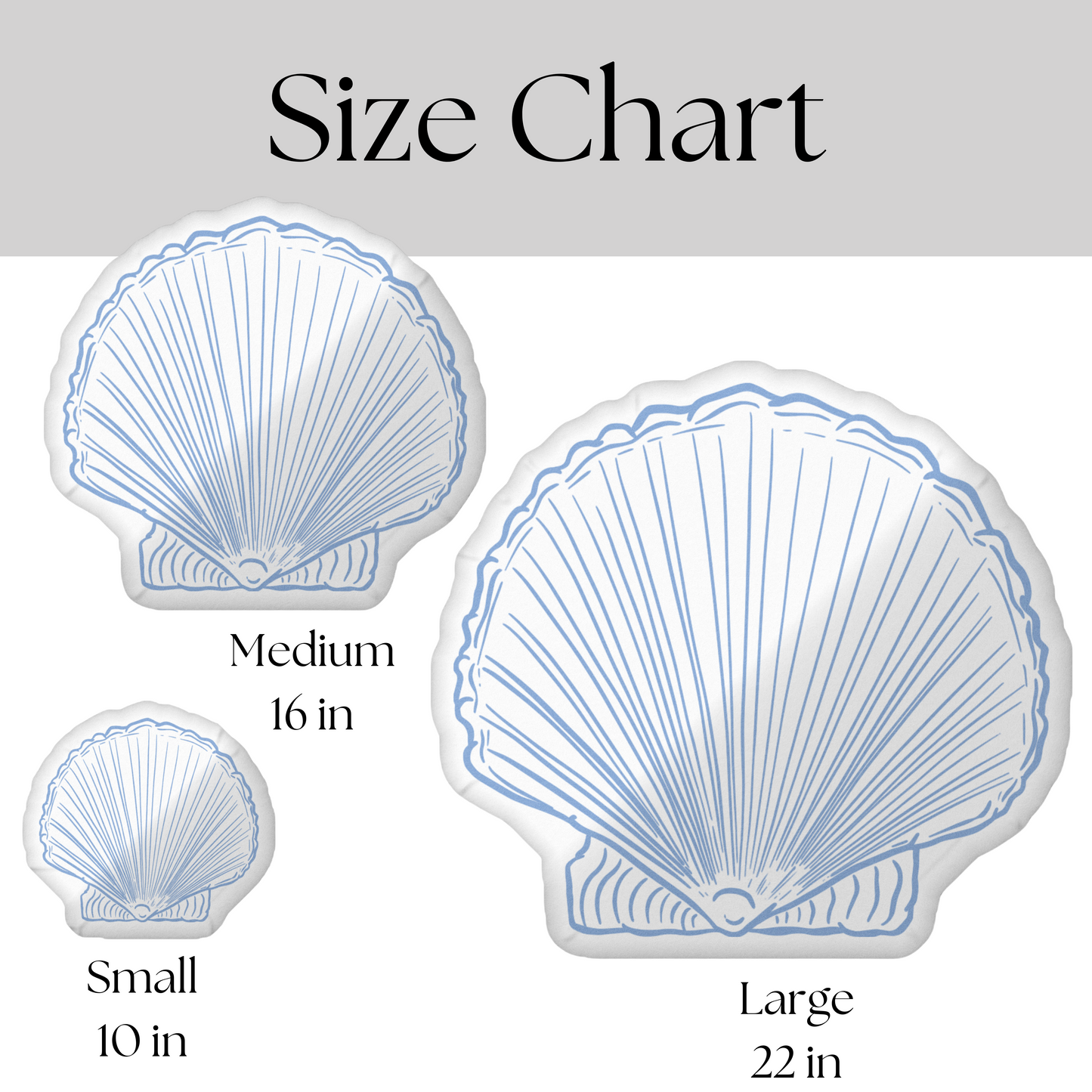 Custom Shell Shaped Pillow