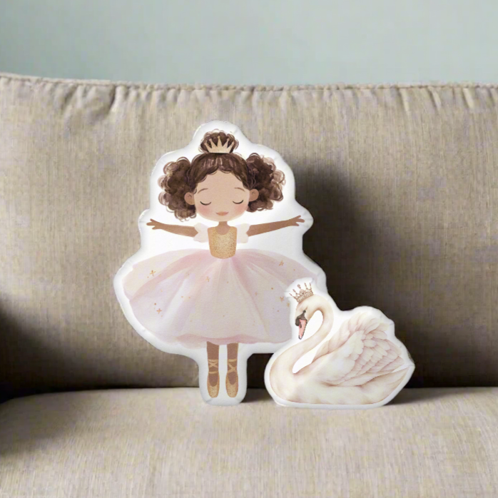 Wren Princess Ballerina Shaped Pillow