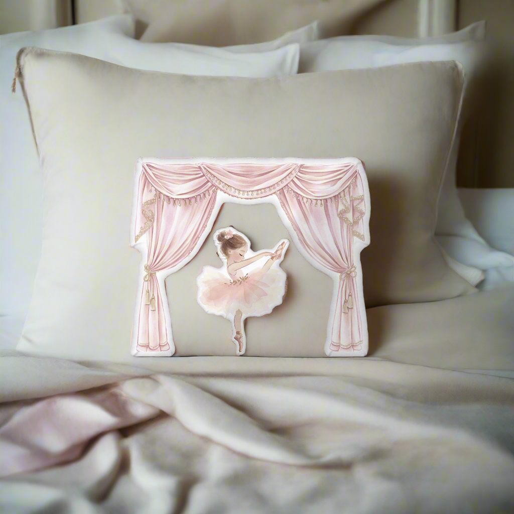 Avery Princess Ballerina Shaped Pillow