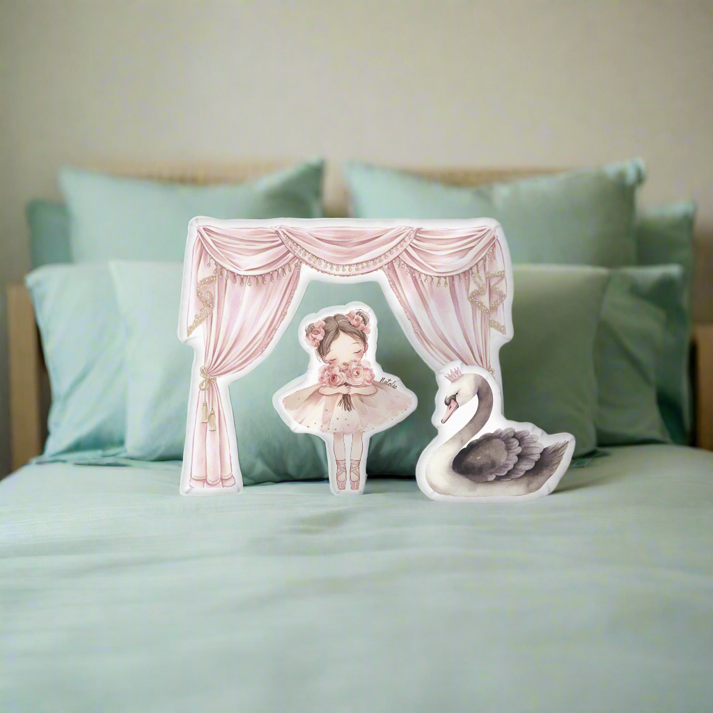 Natalie Princess Ballerina Shaped Pillow