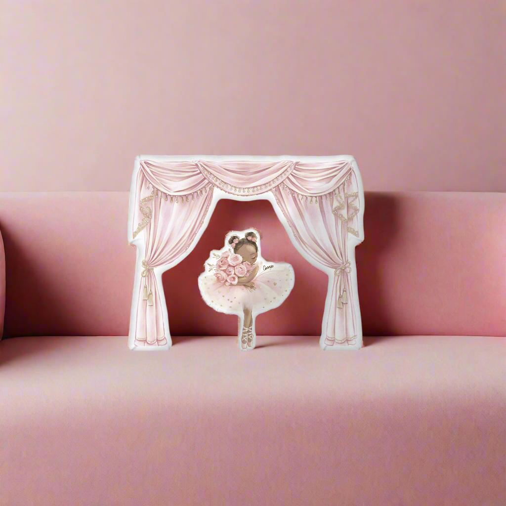 Georgia Princess Ballerina Shaped Pillow