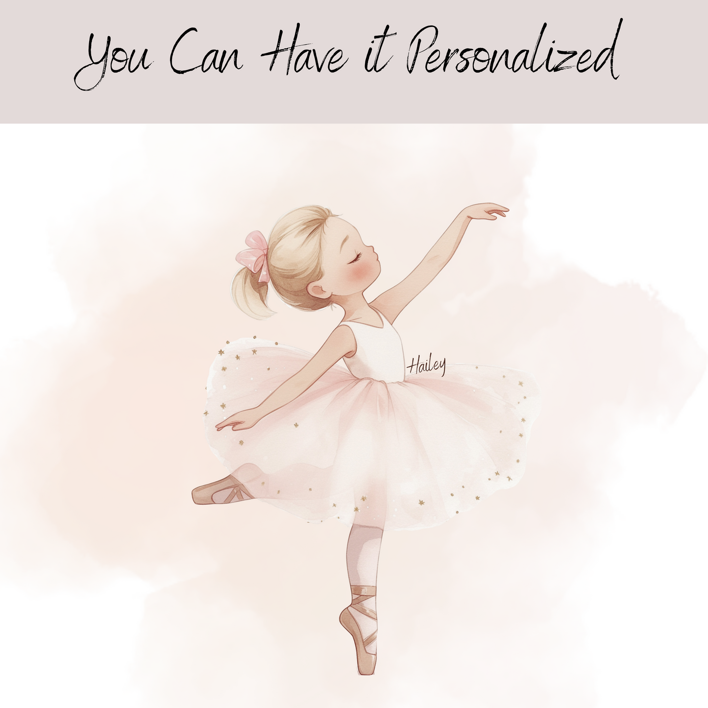 Hailey Princess Ballerina Shaped Pillow