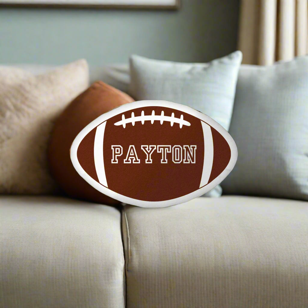 Personalized Football Pillow