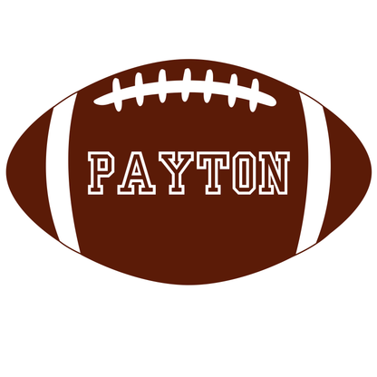 Personalized Football Pillow
