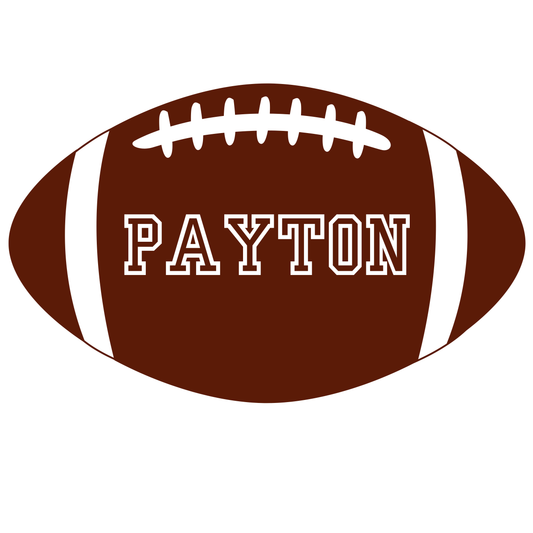 Personalized Football Pillow