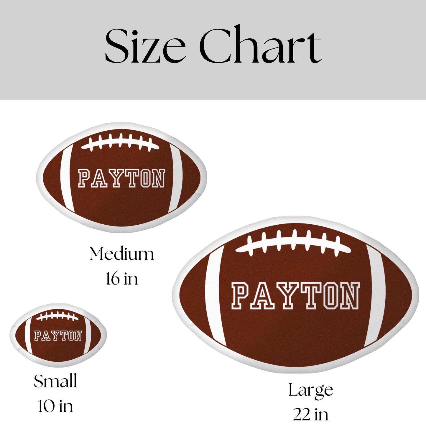 Personalized Football Pillow