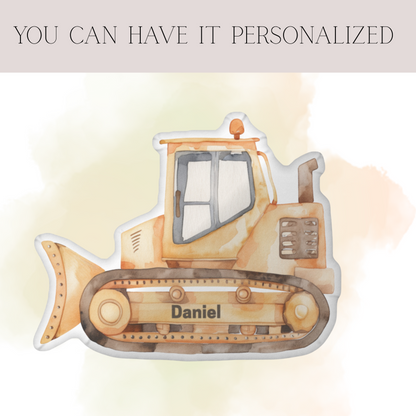 Bulldozer Shaped Pillow