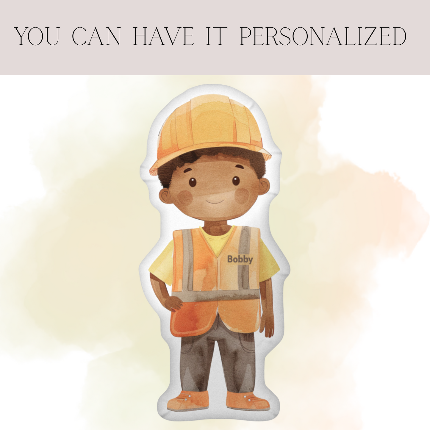 Little Bobby Builder Buddy Shaped Pillow
