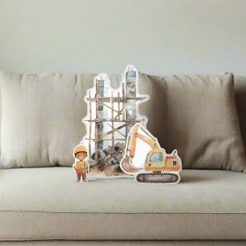 Little Bobby Builder Buddy Shaped Pillow