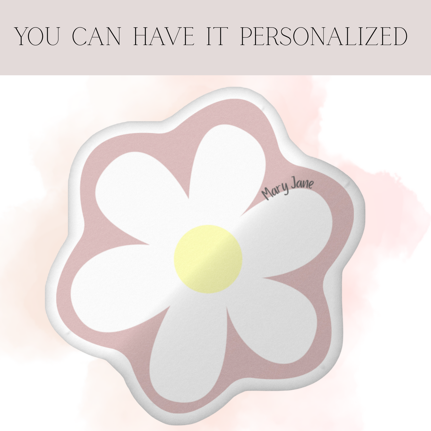 Ms. Daisy Floral Pillow