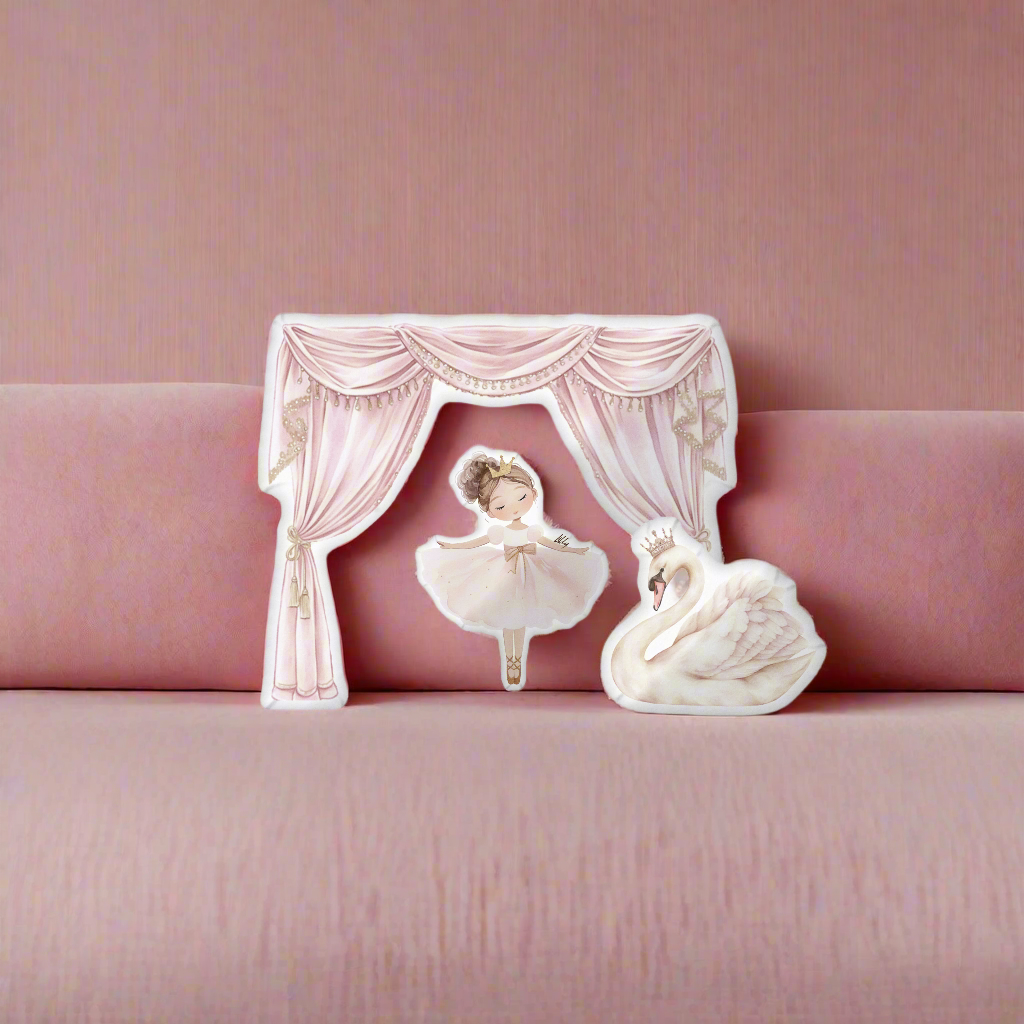 Lilly Princess Ballerina Shaped Pillow